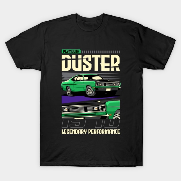 1970 Plymouth Duster Classic Car T-Shirt by milatees